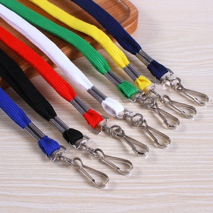 Không Mininum Dây Buộc Cổ Hình Ống Trống Giá Rẻ Nhất Dây Đeo Trơn Màu Đen Không In Để Đựng Thẻ ID - Product Image 3