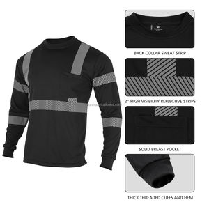 เสื้อทำงานคุณภาพพรีเมียม OEM สำหรับผู้หญิง แขนยาว ผ้าโพลีเอสเตอร์ ระบายความชื้น แถบสะท้อนแสง 5 ซม. ปลอดภัย ผลิตในปากีสถาน - Product Image 5