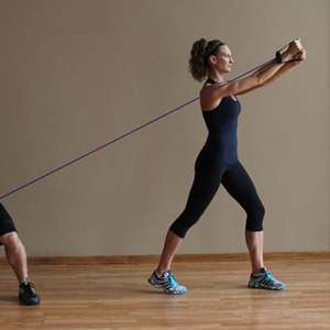 Prism Fitness Cable Resistance Band Bundle 400-160-006-1 20 40 60 Pound Capacity Made of Durable Nylon - Product Image 4