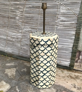 Lámpara de Mesa LED de Diseño Premium con Incrustaciones de Hueso, Hecha a Mano, E26 AC, Ecológica, Diseño Moderno para Sala de Estar, Dormitorio, Decoración de Hotel - Product Image 2