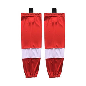 Protège-tibias et chaussettes de hockey sur glace personnalisés en gros – Conception professionnelle pour équipes – Mélange polyester/coton – Sans couture – Séchage rapide – Écologique - Product Image 5