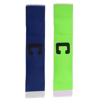 Brassard de capitaine de football personnalisé avec bande élastique réglable et durable, à scratch, disponible en plusieurs couleurs et tailles S-XL
