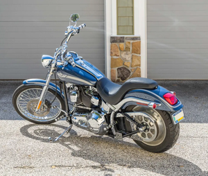PRÊT À ROULER - HARLEY-DAVIDSON SOFTAIL DEUCE 100TH ANNIVERSARY 2003 D'ORIGINE ET SA REMORQUE - Product Image 1