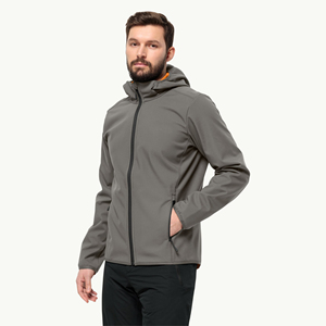 Veste Softshell légère pour hommes d'extérieur Veste à capuche doublée polaire Vestes coupe-vent de randonnée d'hiver résistantes à l'eau Meilleur grossiste - Product Image 1