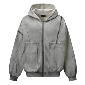 Hombres Custom Heavyweight 100% Cotton Winter Hoodies Logo Oversized Unisex Sudadera con capucha personalizada - Product Image 1