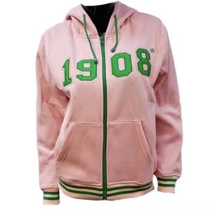 Customized Winter Cotton Fleece Printed Embroidered Hoodie Fraternity High Quality Greek Women Breathable <b>Sweatshirts</b> Front - Product Image 4