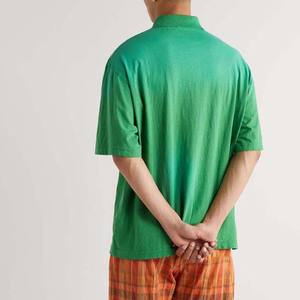 Camisetas Polo de algodón de alta calidad de talla grande con logotipo bordado personalizado para hombre, ropa deportiva informal, camisas de manga corta de verano teñidas lisas - Product Image 5