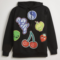 Custom Logo Odm Heren Winter Hoodie Dik Zwaar Bedrukt Ontwerp Katoen Blended Oversized Capuchon Drop Shoulder Fleece Hoodies