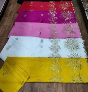 Nhà Máy Bán Buôn Sudan Toub Chất Lượng Cao Thụy Sĩ Cotton Voile Thêu thoub Truyền Thống Nhiều Màu Sudan Ăn Mặc Cho Phụ Nữ - Product Image 1