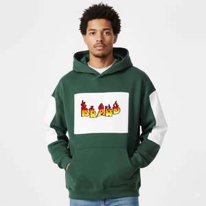 Sudaderas con Capucha Personalizadas al por Mayor para Hombre, con Logotipo Personalizado, Hechas de Algodón de Buena Calidad, Estilo Francés, con Bolsillo Delantero Bordado - Product Image 3