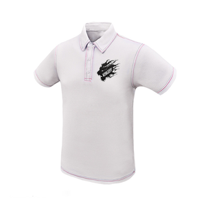 Polo con logotipo bordado personalizado para hombre, 100% algodón, secado rápido, transpirable, uniforme de Golf, polo con bordado de Color sólido - Product Image 5