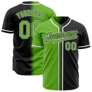 Uniformes de béisbol y sóftbol bordados personalizados de alta calidad, conjunto de ropa deportiva de Jersey de malla transpirable con sublimación completa - Product Image 2