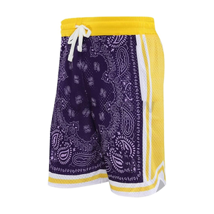 Pantalones cortos de malla de gimnasio para hombre baloncesto verano sublimación estiramiento Dtg impresión 100% poliéster 5 pulgadas entrepierna logotipo personalizado ropa de gimnasio - Product Image 6