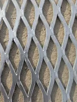 Panneau métallique décoratif en métal expansé en aluminium pour revêtement mural de façade de bâtiment