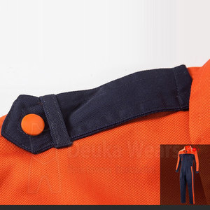 Overol de Seguridad Industrial Personalizado con Múltiples Bolsillos, Ropa de Trabajo Protectora de Poliéster para Exteriores, MOQ Bajo - Product Image 3
