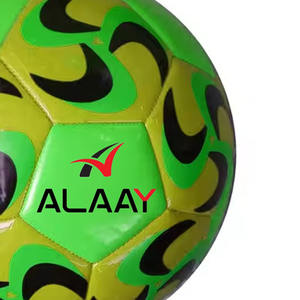 Balón de fútbol Alaay de alta calidad, tamaño 5, 2,7mm, balón de fútbol de PVC brillante - Product Image 3