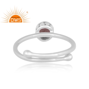 Hot Selling Fine Sterling Silver Natural Smoky <b>Quartz</b> Gemstone Stackable <b>Ring</b> Custom Jewelry For Women Gift For Her - Product Image 4