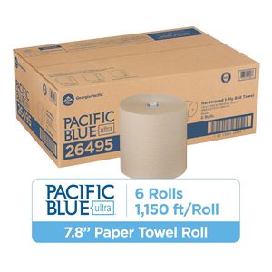 Pacific <b>Blue</b> Ultra High-Capacity Hardwound <b>Paper</b> Towel <b>Rolls</b>, Brown Kraft, 8” x 1,150 Feet/<b>Roll</b>, 6 <b>Rolls</b>/Case (26495) - Product Image 5