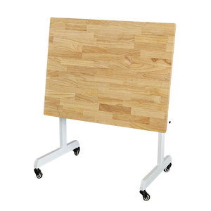 Adjustable 80x60cm Folding Laptop Desk with Wheels SPD68190 Standable and Extendable <b>Office</b> <b>Computer</b> Desk - Product Image 1
