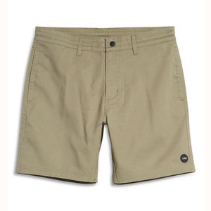 Pantalones cortos chinos informales de secado rápido para hombre con logotipo estampado de calidad superior, ropa de calle Vintage personalizada, pantalones cortos de algodón deportivos de golf de sarga de trabajo - Product Image 1