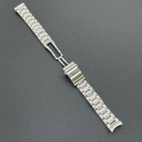 Bracelet réglable à 3 maillons en acier inoxydable pour montres pour femmes, 16 mm, compatible avec les montres traditionnelles et intelligentes, fait main