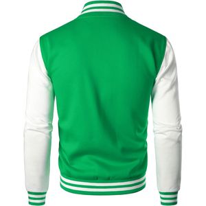 Custom Logo Wool Chenille Embroidery Men's Jacket Streetwear <b>Black</b> Couple College Baseball Letterman Varisty Jacket Men 2026 - Product Image 2