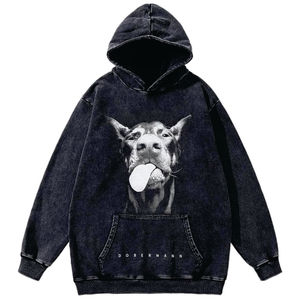 Sudadera con Capucha de Alta Calidad, de Poliéster y Algodón, Hombros Caídos, Talla Grande, Logotipo Personalizado, 500 Gsm - Product Image 1