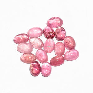 Anillo de turmalina rosa con gema Ovalada para mujer, joyería de turmalina rosa con gemas ovaladas, para cabujones - Product Image 2