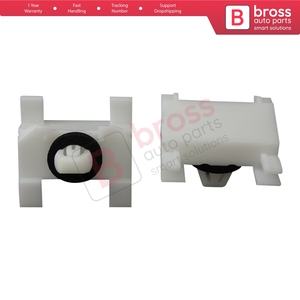 BCF1662 10 Pieces Side Moulding <b>Clip</b> for Land 90467-10161 White Nylon - Product Image 2