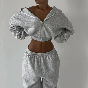 Vente en gros de vêtements de sport de haute qualité pour femmes ensemble de survêtement confortable pour vêtements de sport ensemble de survêtement pour femmes - Product Image 5