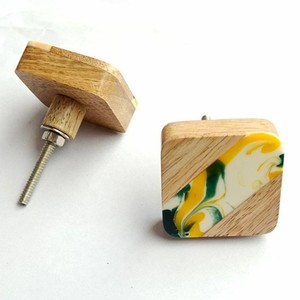 Perillas de hardware Perillas de tocador de resina hechas a mano de alta calidad para decoración del hogar Manija de cajón de lametierartz - Product Image 4