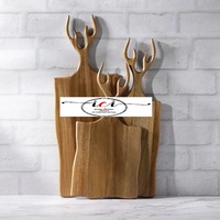 Hot Selling Moeras Hert Houten Hakblok Thuis Keuken Hout Snijplank Serveren Voor Groenten Fruit Groente Gereedschap