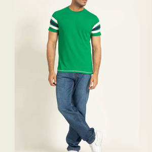 Camiseta de Verano 2025, Nueva Moda, Cuello Redondo, Secado Rápido, Ecológica, 240g, Color Sólido, Corte Regular, Casual, Manga Corta, 100% Algodón para Hombre - Product Image 3