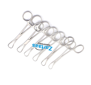 Ensemble de 6 pinces à serviettes Backhaus en acier inoxydable de haute qualité, 5,5 pouces, fabricant et exportateur d'instruments chirurgicaux - Product Image 5
