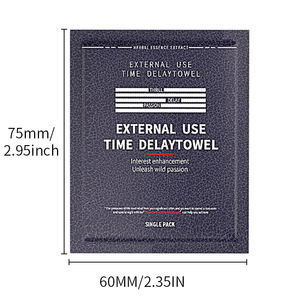 Performans gecikme ürünleri erkekler için süper cinsel aktivite zaman gecikmesi ile mendil - Product Image 2