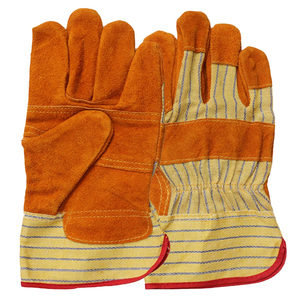 ผู้ผลิตถุงมือหนังสำหรับงานอุตสาหกรรม ถุงมือป้องกันคุณภาพเกรด A สำหรับงานช่างชาวแคนาดา - Product Image 5