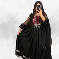 Robes de soirée afghanes pour femmes, prix de gros, vêtements décontractés, longues robes afghanes pour femmes avec des glands et des broderies de pièces de monnaie