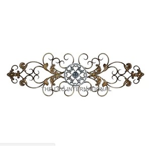 Décoration murale en métal en forme de fleur, finition grise, style moderne, luxe, faite à la main, très vendue, qualité supérieure, décoration murale pour la maison - Product Image 2