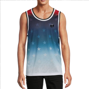 เสื้อกล้ามออกกำลังกายกล้ามเนื้อของผู้ชายเสื้อออกกำลังกายผ้าฝ้าย100% ระบายอากาศได้กำหนดเอง - Product Image 1