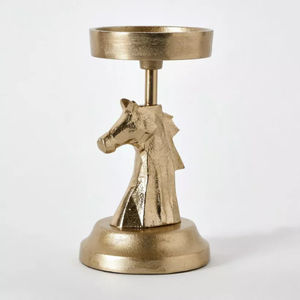 Aluminum Metal Iron Candle Holder and Stand New Arrival Tabletop Indoor <b>Candlestick</b> Home Ramadan and Festive Decoration - Product Image 1