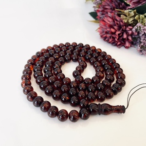 ลูกประคำอำพันบอลติกธรรมชาติแบบอิสลาม สีคอนยัค - Product Image 3