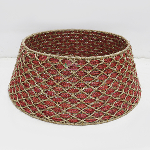 Artex Dong Thap Support de sapin de Noël en plastique naturel fait à la main avec rotin et osier pour décoration de vacances - Product Image 4