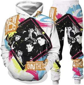 Top tendance vente The-Block 3D Sweat à capuche et pantalon de survêtement costume pulls décontractés ensembles pour hommes femmes de haute qualité - Product Image 1