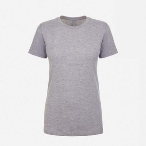 Camiseta Unisex de Mezcla Triple, Camiseta Ligera de Moda para Mujer, Manga Corta, Cuello Redondo, Clásica, Certificada, Colores Sólidos - Product Image 5