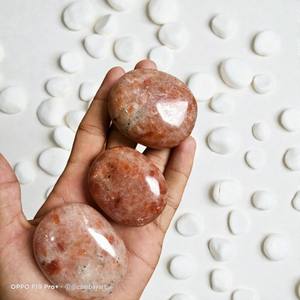 Pierre de soleil naturelle de qualité supérieure coeur cristal pierre de palmier technique brute meilleur prix pour l'amour thème décor Souvenir direct inde - Product Image 6