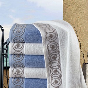 Soft Cotton Jacquard <b>Hand</b> <b>Towels</b> From Pakistan Elegant <b>Patterned</b> OEM ODM Service for International Wholesalers - Product Image 6