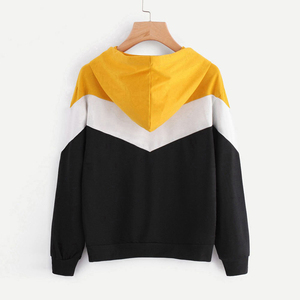 Sudadera con Capucha para Mujer, de Alta Calidad, con Logotipo Frontal, Ecológica, de Secado Rápido, para Invierno, en Algodón/Poliéster, con Contraste de Color - Product Image 3