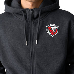 เสื้อมีฮู้ดแบบสวมหัวสำหรับผู้ชายเสื้อมีฮู้ดแบบสวมหัวพิมพ์โลโก้ได้ตามต้องการขนแกะคอตตอน100% กันน้ำฤดูหนาว - Product Image 5