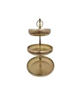 Elegant Round Metal <b>Cake</b> <b>Stand</b> with Enameled Finished Perfect Serving <b>Christmas</b> <b>Cakes</b> with Decorative Dome Holiday Celebrations - Product Image 6