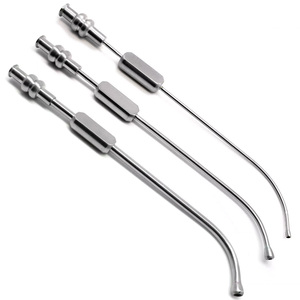 3 tubos de succión sinusales de cánula Dental de 2,5mm, 3mm y 4mm instrumentos quirúrgicos - Product Image 1